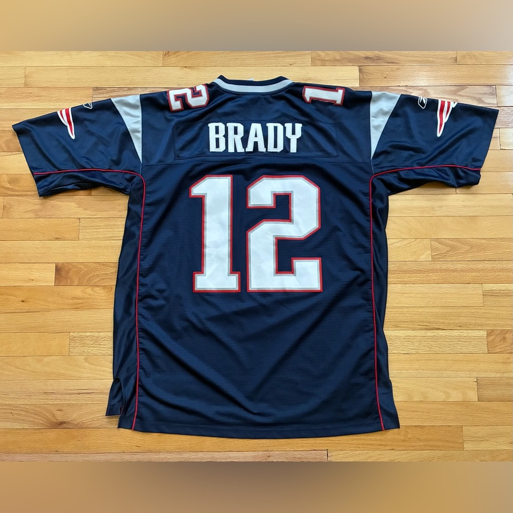 Tom Brady #12 New England Patriots Stitched Jersey Reebok Men’s Size 2XL